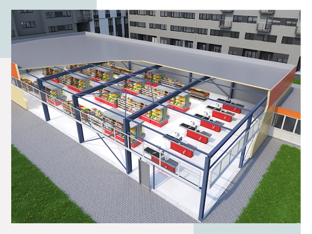 Строительство магазинов в Анапа от 623 руб. за м²