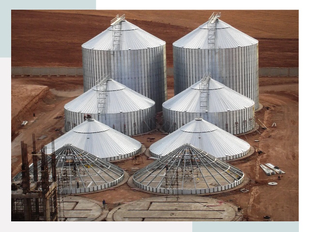 Строительство зерновых силосов в Анапе