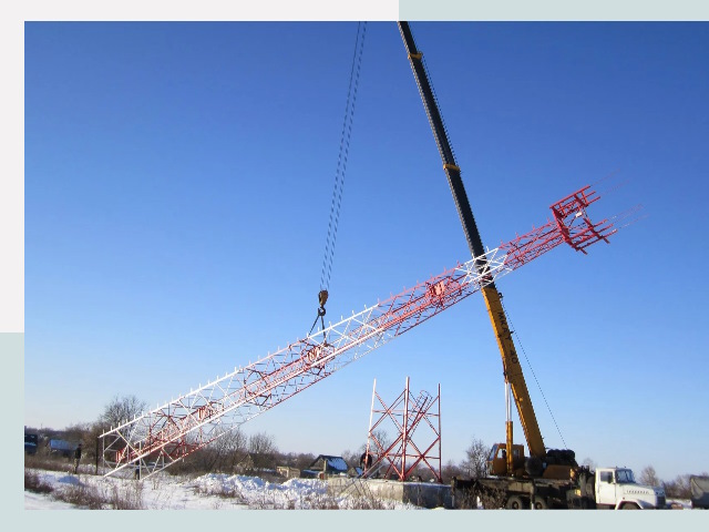 Строительство башен связи в Анапе от 623 руб.