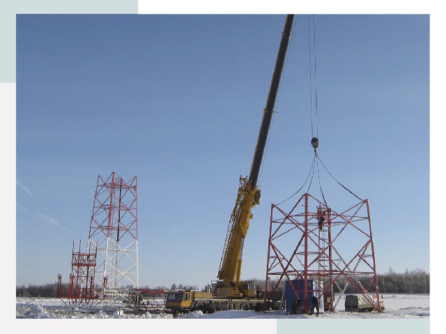 Монтаж вышек связи в Анапе