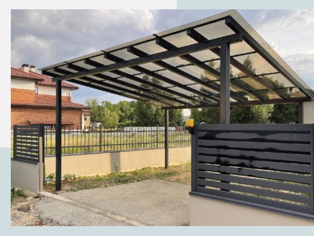 Металлические навесы в Анапа от 623 руб. за м²