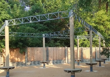 Терраса из металлоконструкций под ключ, проектирование, изготовление и монтаж от СтальСтрой-Нпа